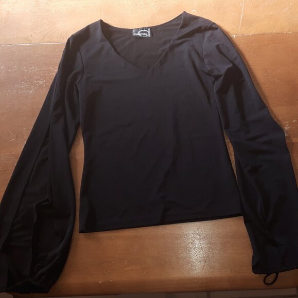 Y2K Top with flared open sleeves (2000-2001) - Picture 2 of 8